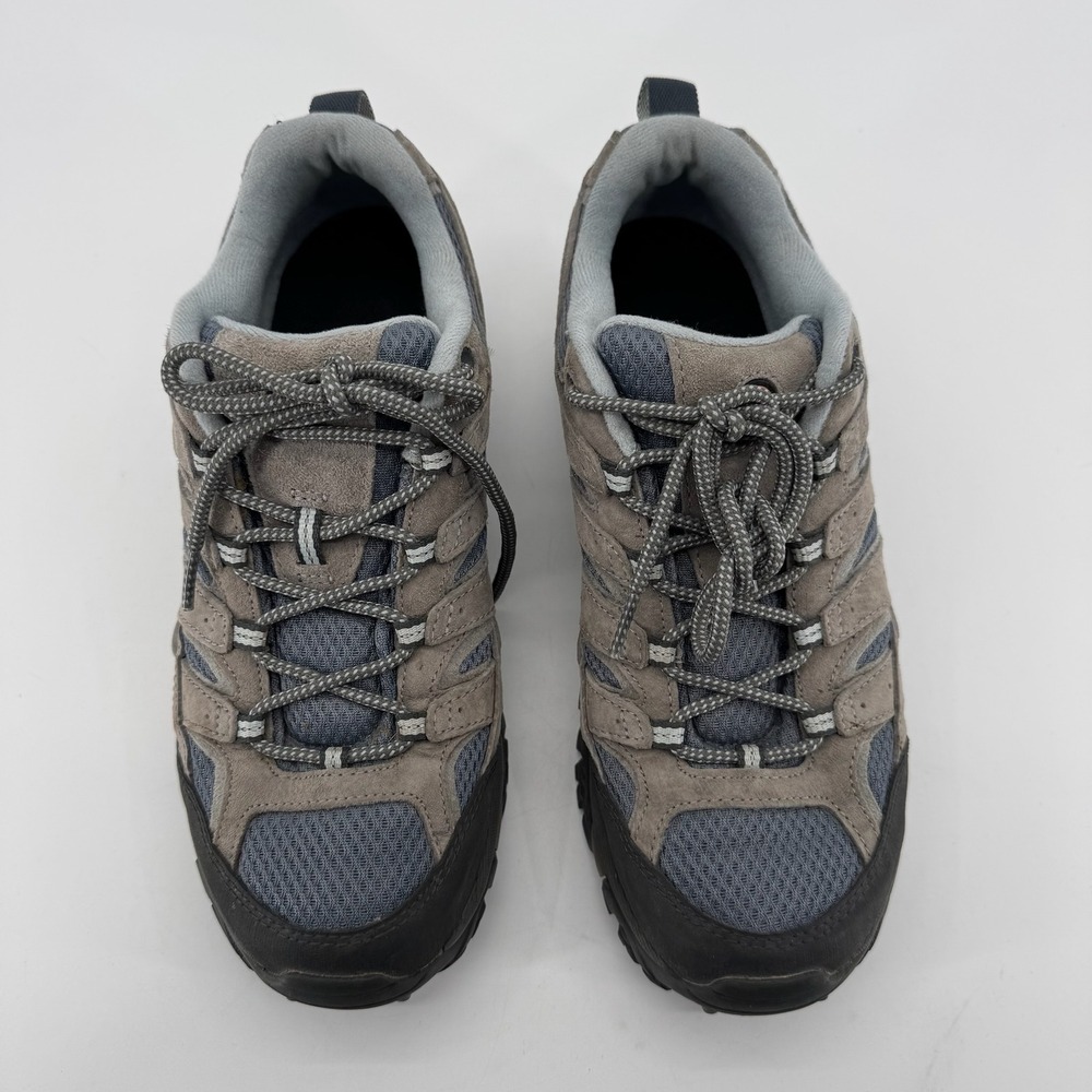 Merrell Moab 2 Vent Hiking Shoes Womens 9.5 Smoke Suede Vibram Trail Sneakers